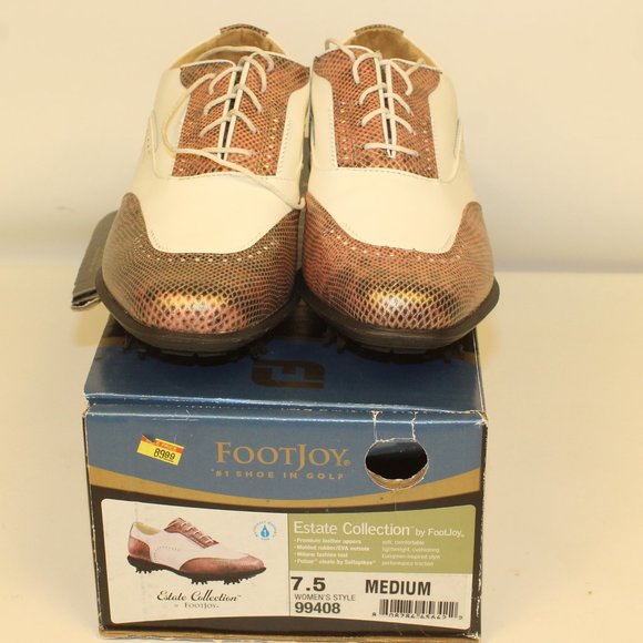 Womans FootJoy Estate Collection Golf Shoe - Picture 6 of 9
